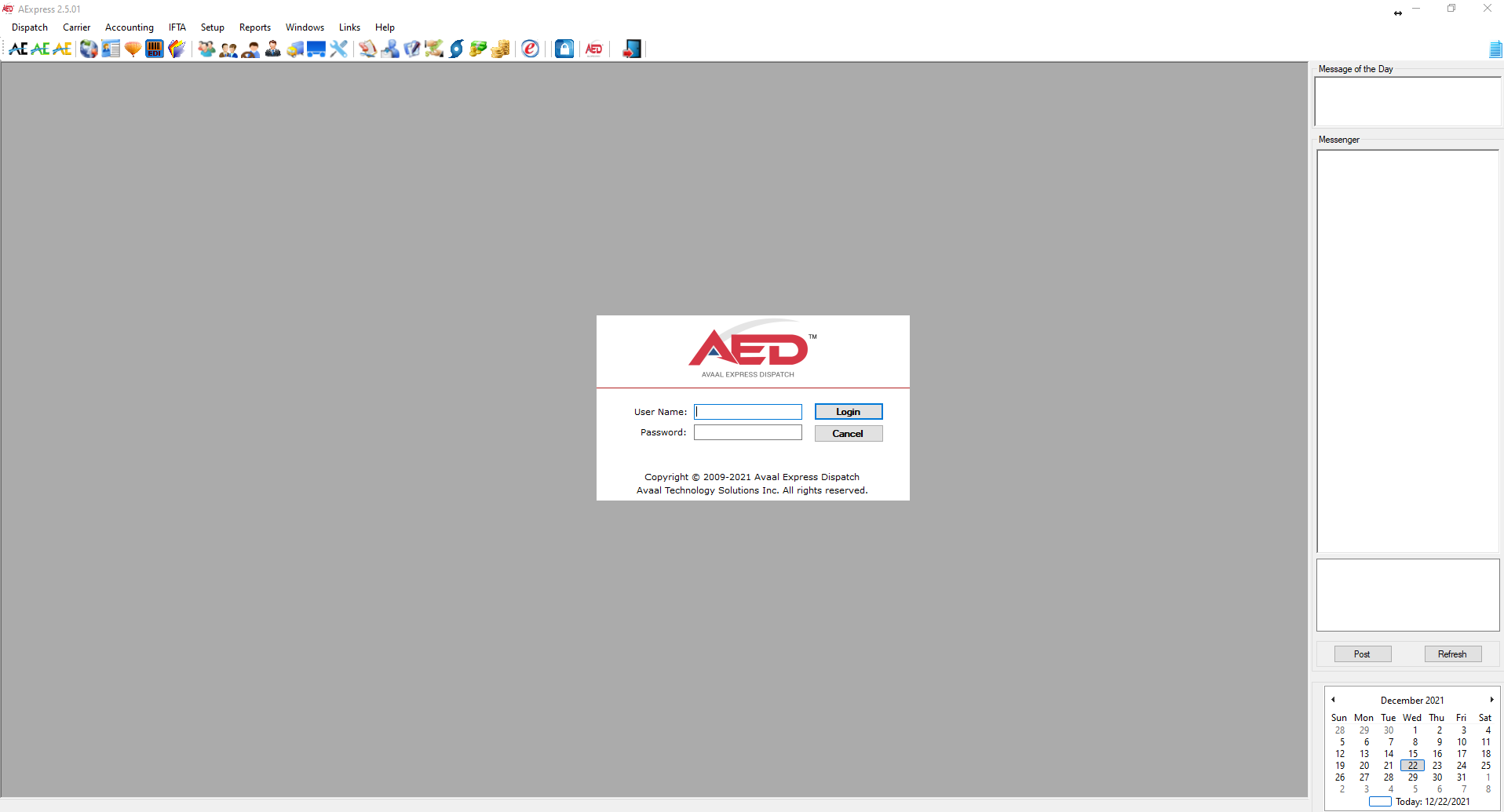 screenshot of Avaal Express